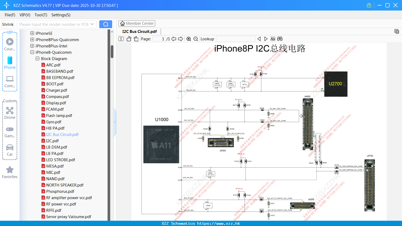 IPhone I2C Bus Circuit